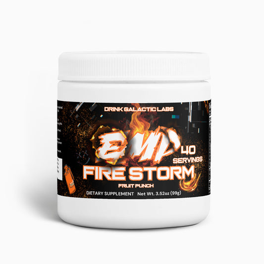 FIRE STORM ENERGY DRINK TUB