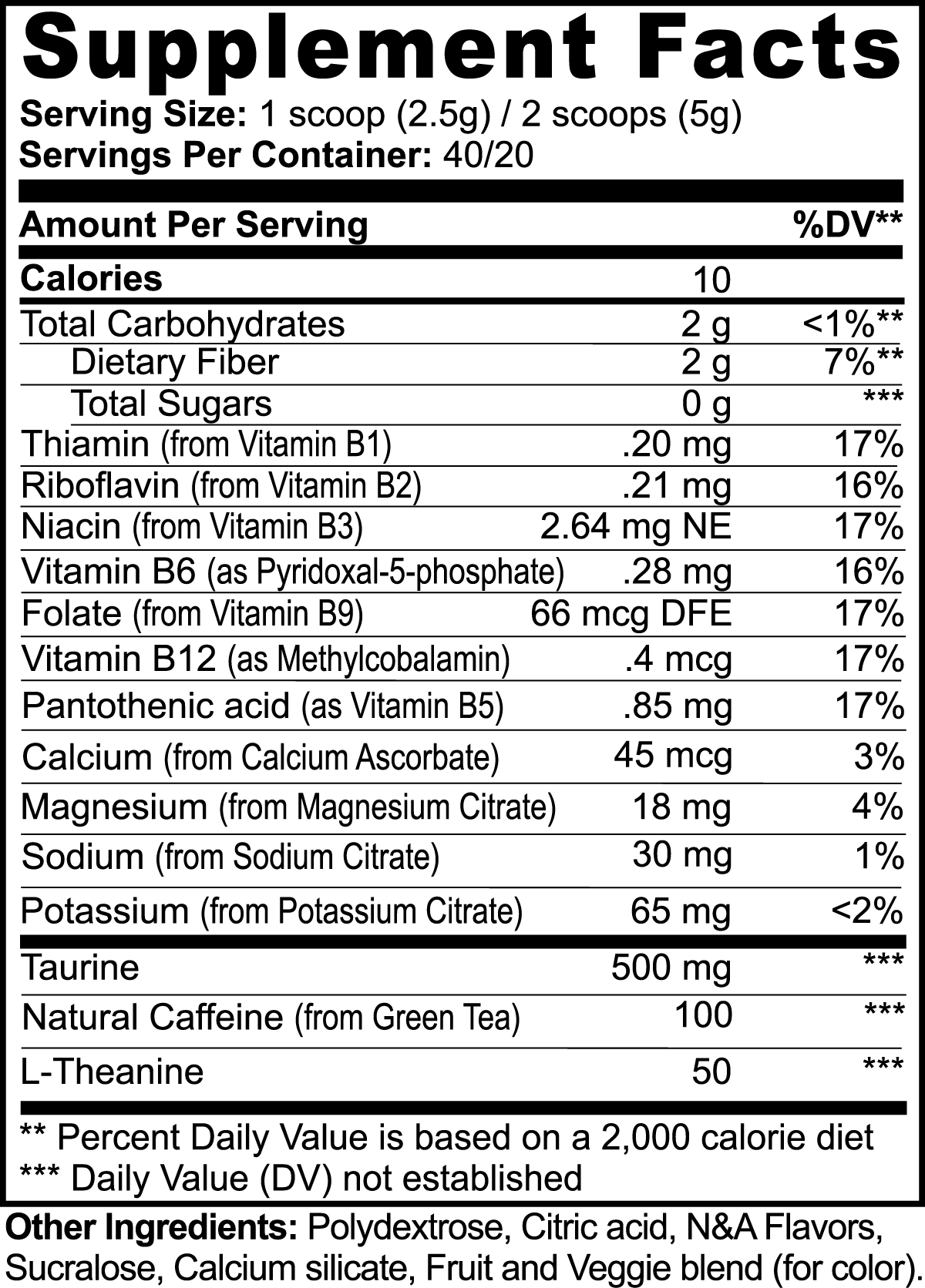 FIRE STORM ENERGY DRINK TUB